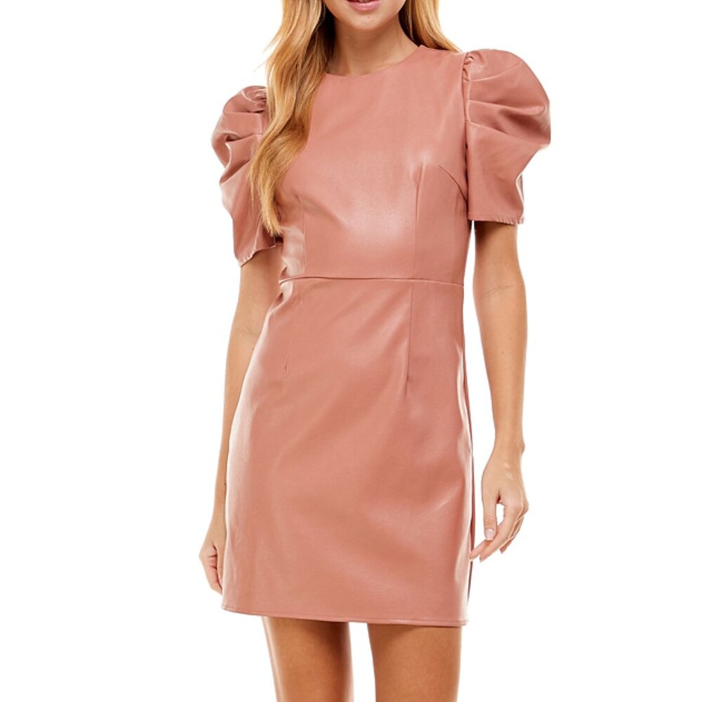 NWOT | TCEC Puff Sleeve Mini Dress – Mauve – S, M – CD01748
